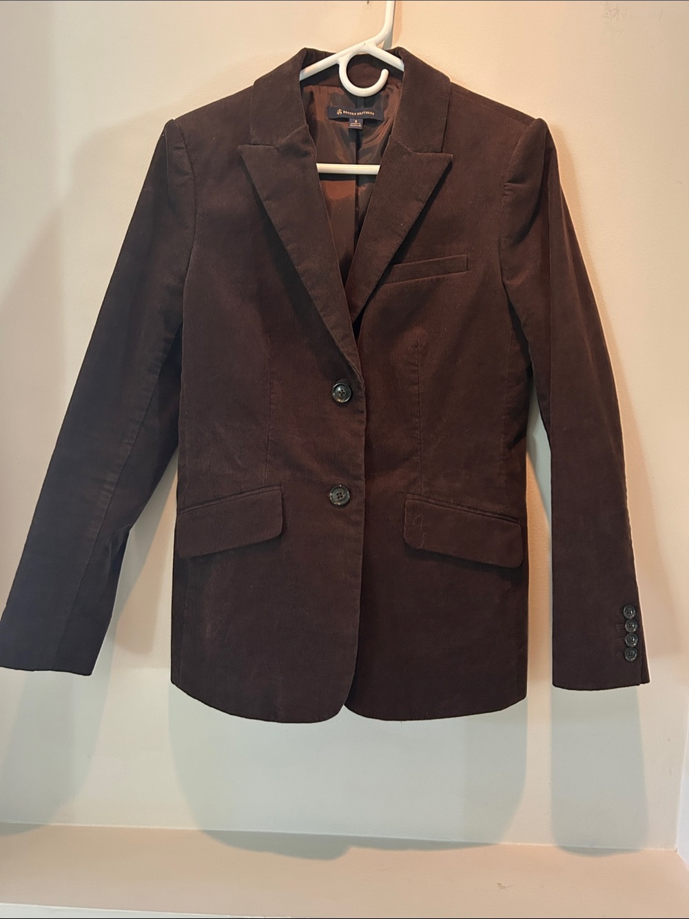 Brooks Brothers Dark Brown Corduroy Blazer